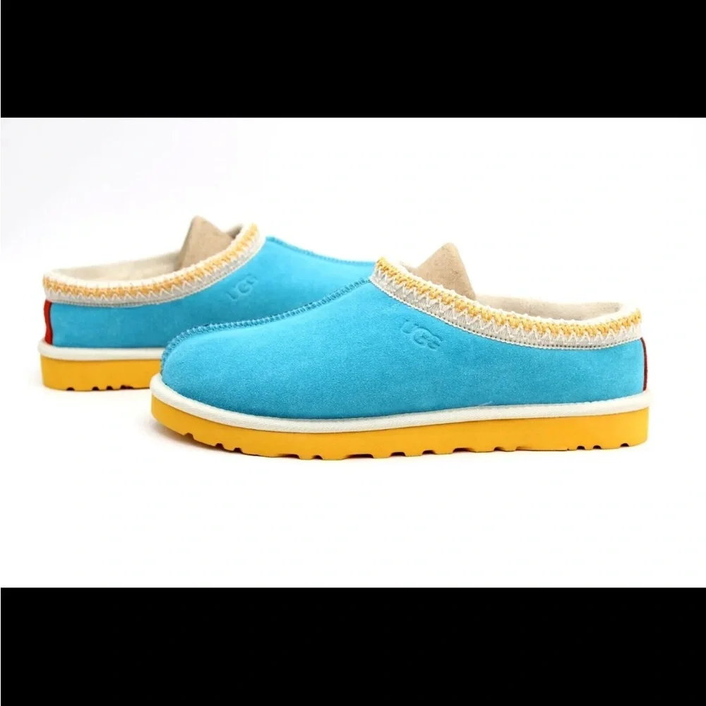 🚙🚜🚗 UGG TASMAN SLIPPERS MASHUP MARINA BLUE SIZE 11M 🚙🚜 - Picture 3 of 6